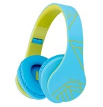 Auriculares  powerlocus p2 kids azul/verde  inalámbricos para niños