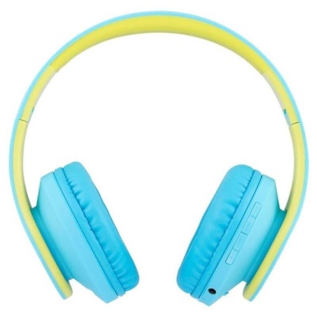 Auriculares  powerlocus p2 kids azul/verde  inalámbricos para niños