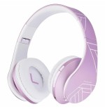 Auriculares  powerlocus p2 kids rosa/blanco inalámbricos para niños