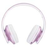 Auriculares  powerlocus p2 kids rosa/blanco inalámbricos para niños