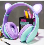 Auriculares  powerlocus p2 kids turquesa/violeta  inalámbricos para niños