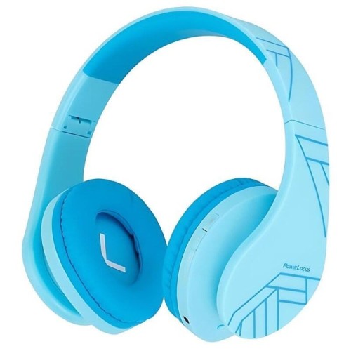 Auriculares  powerlocus p2 kids azul  inalámbricos para niños