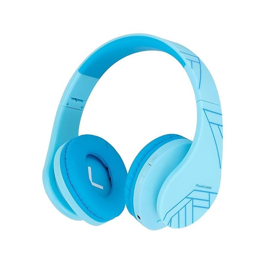 Auriculares  powerlocus p2 kids azul  inalámbricos para niños