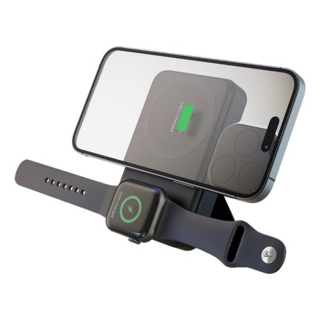 Celly magpbw10000bk batería externa 10000 mah cargador inalámbrico negro