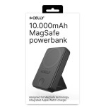 Celly magpbw10000bk batería externa 10000 mah cargador inalámbrico negro