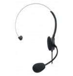 Auriculares  manhattan usb mono over-ear usb-a-mecker negro