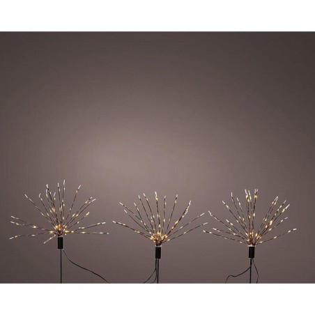 Luz decorativa microled estacas fuegos artificiales, parpadeante. lumineo