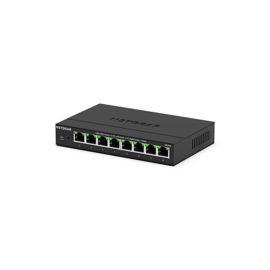 Netgear ms308e 8 port multi-gigabit unmanaged plus 2.5g switch