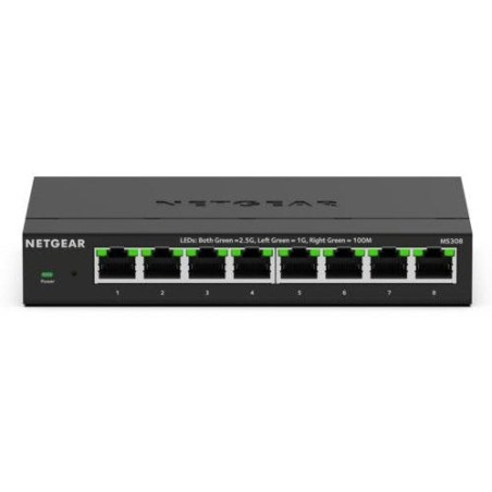 Netgear ms308e 8 port multi-gigabit unmanaged plus 2.5g switch
