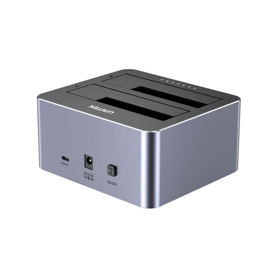 Unitek cloning station 2x sata 2.5" 3.5" usbc 10gb
