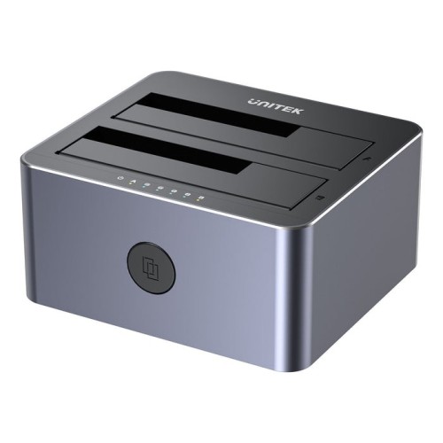 Unitek y-3026gy01-eu base de conexión para disco duro usb 3.2 gen 1 (3.1 gen 1) type-b gris