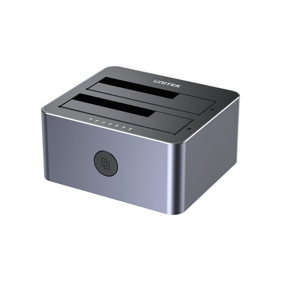 Unitek y-3026gy01-eu base de conexión para disco duro usb 3.2 gen 1 (3.1 gen 1) type-b gris