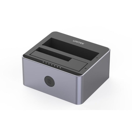 Unitek y-3026gy01-eu base de conexión para disco duro usb 3.2 gen 1 (3.1 gen 1) type-b gris