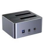 Unitek y-3026gy01-eu base de conexión para disco duro usb 3.2 gen 1 (3.1 gen 1) type-b gris
