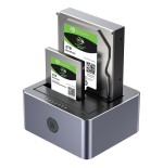 Unitek y-3026gy01-eu base de conexión para disco duro usb 3.2 gen 1 (3.1 gen 1) type-b gris