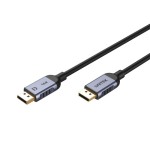 Cable  unitek c1626gy01-2m displayport 2.1 negro