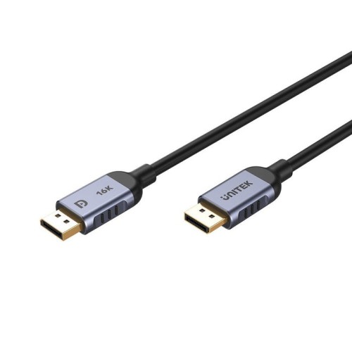 Cable  unitek c1626gy01-3m  displayport 2.1 negro