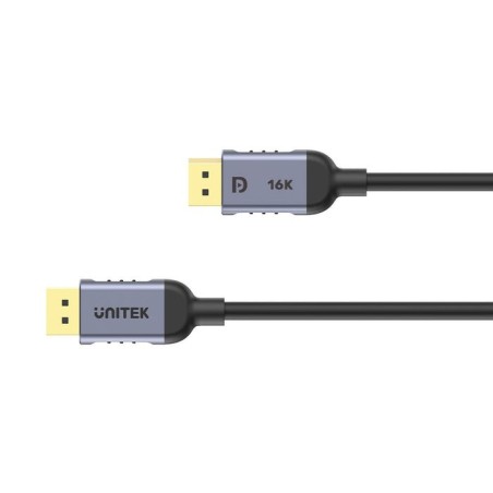 Cable  unitek c1626gy01-3m  displayport 2.1 negro