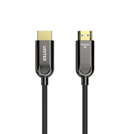 Cable óptico hdmi 2.1 aoc unitek c11085gy01-30m