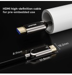 Cable óptico hdmi 2.1 aoc unitek c11085gy01-30m