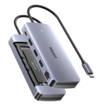 Hub unitek active  6-in-1 usb-c, m.2 ssd enclosure
