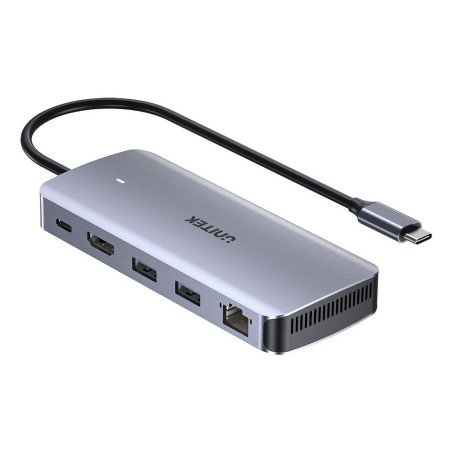 Hub unitek active  6-in-1 usb-c, m.2 ssd enclosure