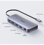 Hub unitek active  6-in-1 usb-c, m.2 ssd enclosure