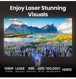 Benq gv50 proyector de alcance estándar 500 lúmenes ansi dlp 1080p (1920x1080) blanco