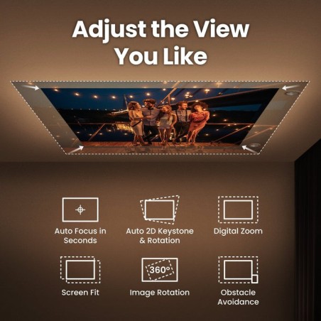 Benq gv50 proyector de alcance estándar 500 lúmenes ansi dlp 1080p (1920x1080) blanco