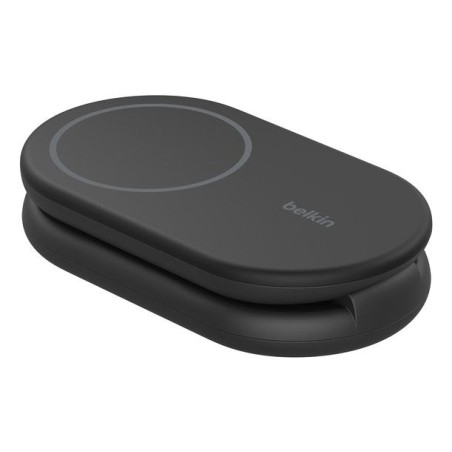 Base de carga inalambrica 2 en 1 belkin wiz028vfbk magnetica qi2 15w plegable negro