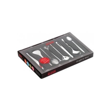 Alessi il caffè cuchara de café acero inoxidable 8 pieza(s)