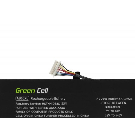 Green cell ab06xl para hp envy 13-ad102nw 13-ad015nw 13-ad008nw 13-ad101nw