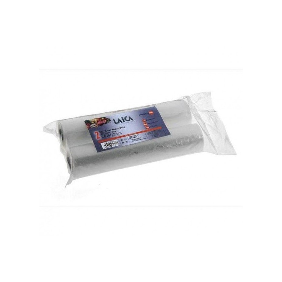 Bolsa para envasar al vacío laica vt3509 28 x 600cm 2 rollos