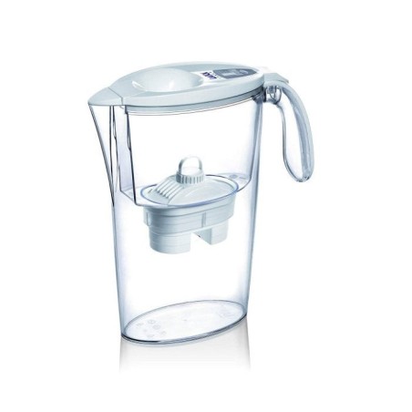 Pack jarra filtrante laica stream line 2.3l blanca jarra + 3 filtros bi-flux