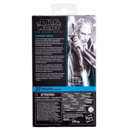 Figura hasbro star wars jedi survivor the black series dagan gera