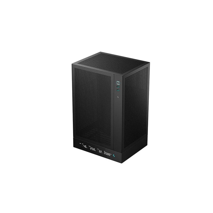 Caja mini-itx semitorre deepcool ch170 digital negra r-ch170-bknpi0d-g-1