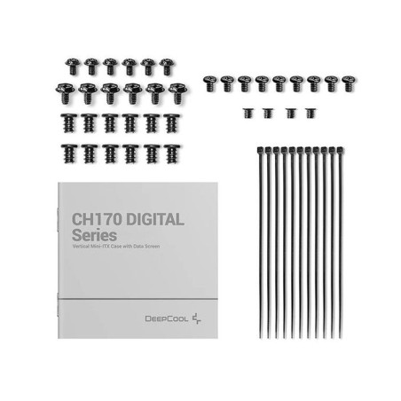 Caja mini-itx semitorre deepcool ch170 digital negra r-ch170-bknpi0d-g-1