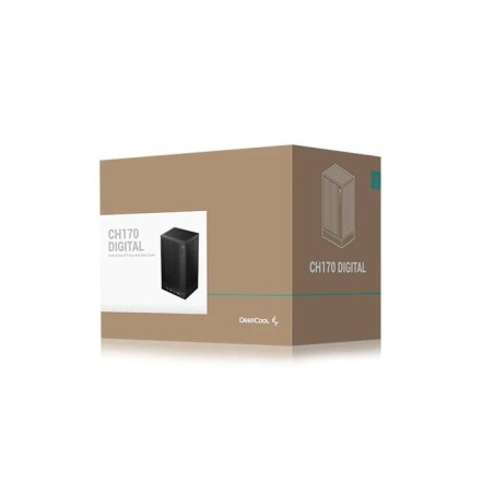 Caja mini-itx semitorre deepcool ch170 digital negra r-ch170-bknpi0d-g-1