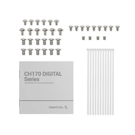 Caja mini-itx semitorre deepcool ch170 digital wh blanca r-ch170-whnpi0d-g-1