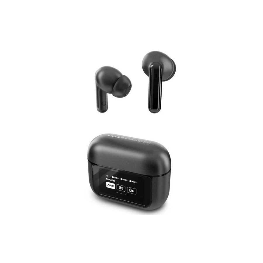 Energy sistem auriculares display anc graphite tw