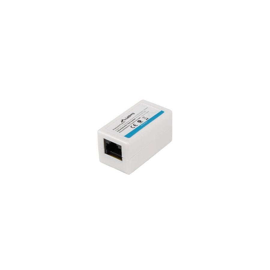 Adaptador lanberg ad-rj45-rj45-ou5 rj45 hembra a rj45 hembra utp  categoría 5e