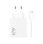 Cargador xiaomi 67w hypercharge combo (type-a) 1xusb + cable usb tipo-c 67w