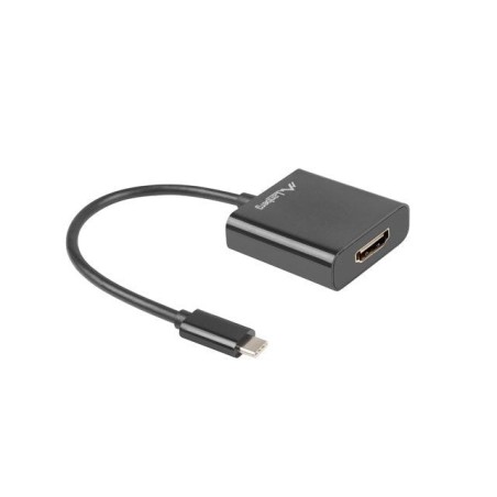 Adaptador lanberg ad-uc-hd-01 usb tipo-c macho a hdmi hembra resolución hasta 1920*1200 15cm longitud