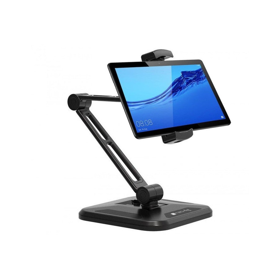 Techly 026371 desk wall support arm for tablet and ipad 4.7-12.9 full-motion black
