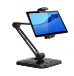 Techly 026371 desk wall support arm for tablet and ipad 4.7-12.9 full-motion black