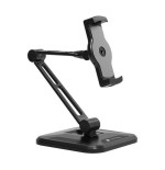 Techly 026371 desk wall support arm for tablet and ipad 4.7-12.9 full-motion black