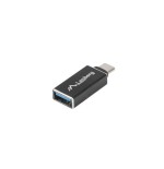 Adaptador usb lanberg ad-uc-ua-02 conector tipo usb-a 3.1 hembra a usb-c 3.1 macho negro