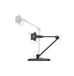 Techly 026371 desk wall support arm for tablet and ipad 4.7-12.9 full-motion black
