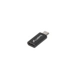 Adaptador lanberg ad-uc-um-01 microusb macho a usb tipo-c hembra color negro