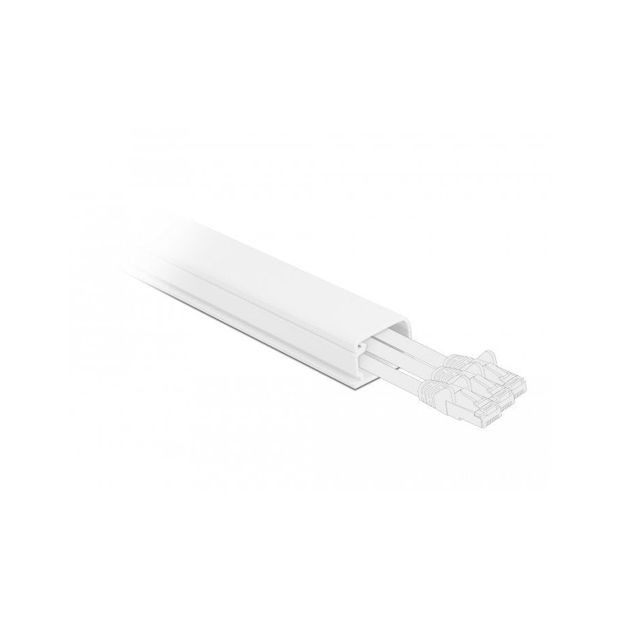 Delock 20722 protector de cable pasacables de suelo blanco